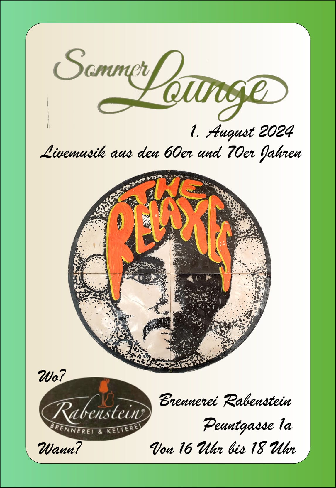 Sommer Lounge 2024 am Donnerstag den 01.08.2024 ab 14:00 Uhr
